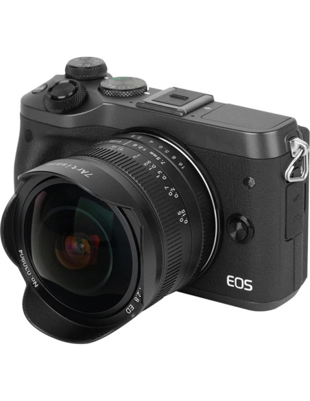 Lente Fisheye 7artisans 7.5mm F2.8 II para Canon EOS-M
