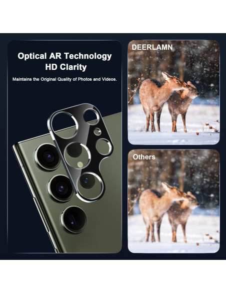 Protector de Lente de Cámara DEERLAMN para Samsung Galaxy S24 Ultra