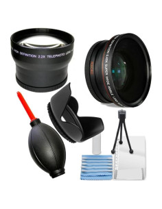 Kit Lente Gran Angular 55mm y Telefoto 2.2X para Sony FDR-AX53