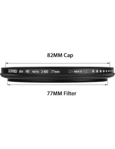 Filtro ND Variable Zomei 77mm Ultra Slim ND2-ND400 2