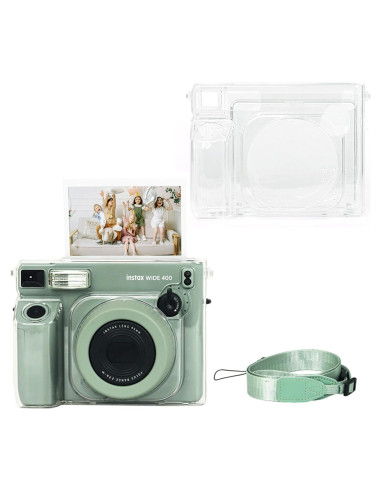 Funda Clara para Fujifilm Instax Wide 400 con Correa
