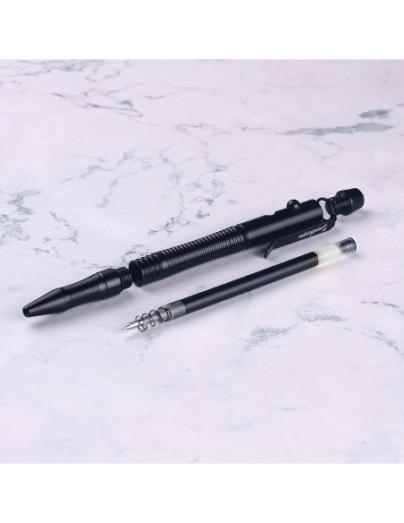 Bolígrafo Retráctil SMOOTHERPRO TG205 Aluminio Negro