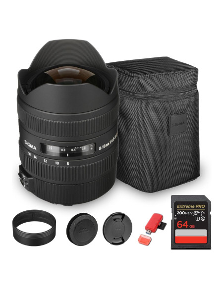 Lente Sigma 8-16mm f/4.5-5.6 DC HSM para Canon EF - Ultra Gran Angular Lente Sigma 8-16mm f/4.5-5.6 DC HSM para Canon EF - Ultra Gran Angular