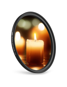 Filtro de Difusión Negra 1/4 JJC 52mm para Fotografía y Video