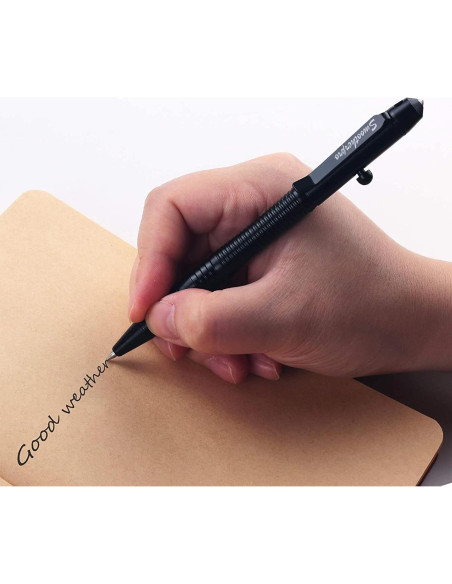 Bolígrafo Retráctil SMOOTHERPRO TG205 Aluminio Negro