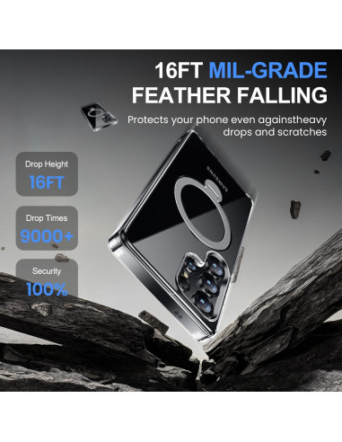 Funda Magnética a Prueba de Golpes Bitowik para Samsung S25 Ultra