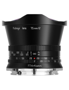 Lente Ojo de Pez TTArtisan 7.5mm F2 para Cámara Nikon Z
