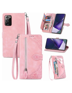Funda de Cartera Rosa Furiet para Samsung Galaxy Note 20 Ultra