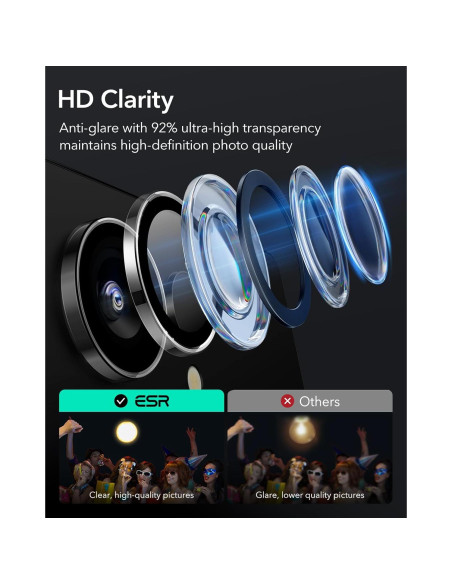 Protector de Lente de Cámara ESR para Samsung Galaxy S25 Ultra
