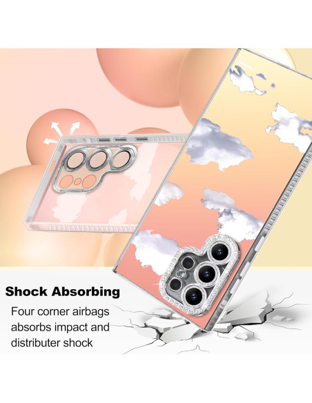 Funda TPU Iridiscente I-MGAE-IN-AR para Samsung S24 Ultra