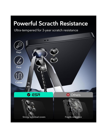 Protector de Lente de Cámara ESR para Samsung Galaxy S25 Ultra