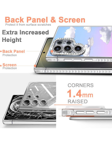 Funda TPU Iridiscente I-MGAE-IN-AR para Samsung S24 Ultra