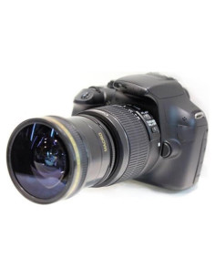 Lente Fisheye Macro 58mm HD Optura para Canon DSLR