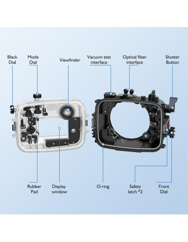 Carcasa Submarina Sea Frogs para Sony A6700 IPX8 40m