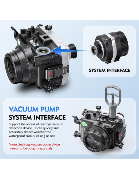 Carcasa Submarina Sea Frogs para Sony A6700 IPX8 40m