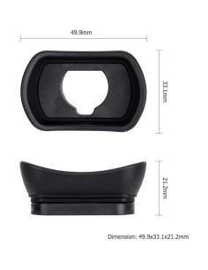 Visera Suave Larga Kiwifotos para Ocular Fujifilm X-T5 X-T4 X-T3 2