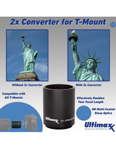 Lente Telefoto Zoom Ultimaxx 420-800mm f/8.3-16 para Nikon Z