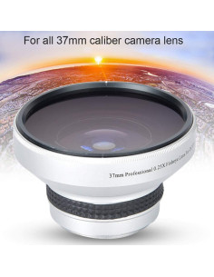 Lente Super Ojo de Pez 0.25X 37mm GYZOUKA para Cámara 2