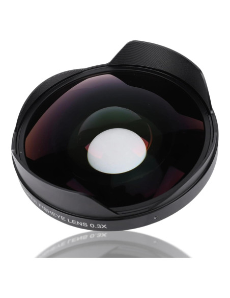 Lente Ojo de Pez Gran Angular 0.3X Ciciglow 72mm HD