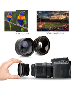 Paquete de Accesorios 49mm OPTURA para Canon EOS R100 R50 R10 2