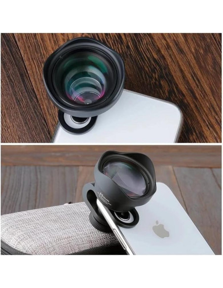 Lente Telefoto 65mm Leshareselect para iPhone y Android
