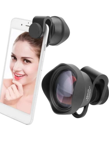 Lente Telefoto 65mm Leshareselect para iPhone y Android