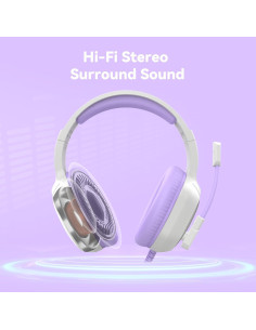 Auriculares Gaming IMYB A36 con Micrófono y RGB 1.98m 2