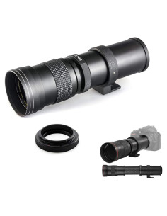Lente Telefoto 420-800mm f/8-16 T-Mount para Canon DSLR