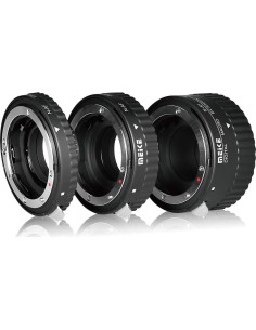 Juego de Tubos de Extensión Macro MEIKE MK-N-AF1-B para Nikon 12mm 20mm 36mm 2