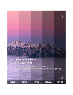 Filtro ND Variable 67mm MIAO LAB para iPhone y DSLR 2