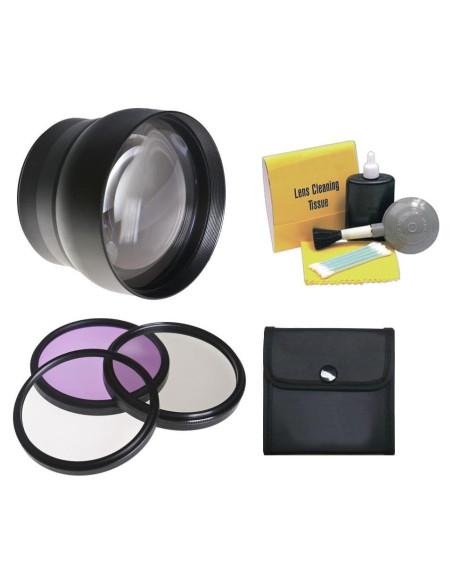 Lente Telefoto 2.2x Digital Nc para Fujifilm HS10 + Kit de Filtros Lente Telefoto 2.2x Digital Nc para Fujifilm HS10 + Kit de Filtros