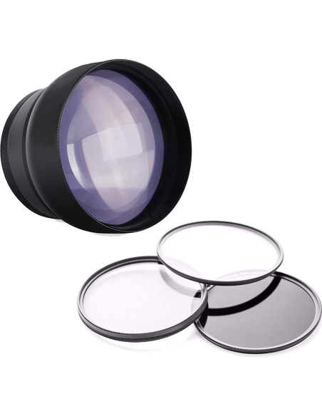 Lente Telefoto 2.2X Digital Nc para Sony Alpha 49-72mm Lente Telefoto 2.2X Digital Nc para Sony Alpha 49-72mm