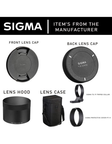 Lente Sigma 150-600mm f/5-6.3 DG OS HSM para Nikon F + Tarjeta SD 64GB