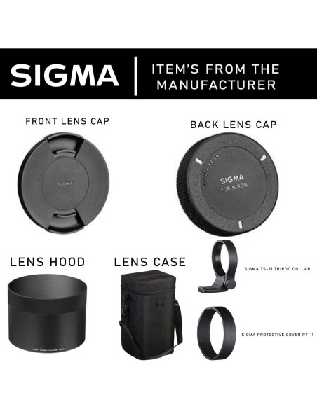 Lente Sigma 150-600mm f/5-6.3 DG OS HSM para Nikon F + Tarjeta SD 64GB Lente Sigma 150-600mm f/5-6.3 DG OS HSM para Nikon F + Tarjeta SD 64GB