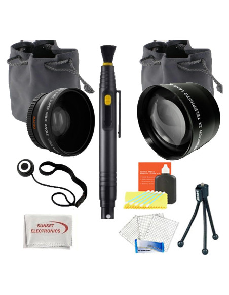 Kit de Lentes Gran Angular y Telefoto SSE para Panasonic LUMIX