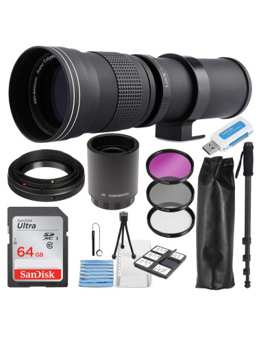 Lente Telefoto Manual Commander Optics 420-800mm f/8 Nikon F