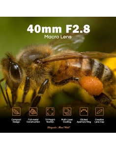 Lente Macro 40mm F2.8 TTArtisan para Cámaras Sony E Mount 2