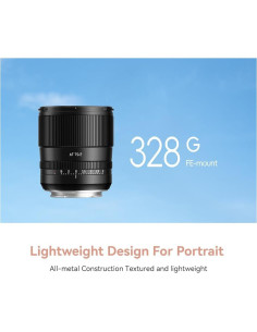 Lente TTARTISAN AF 75mm F2 para Nikon Z - Enfoque Automático 2