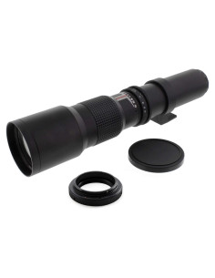 Lente Telefoto 500mm f/8 T-Mount para Canon DSLR