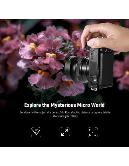 Lente Macro 22mm NEEWER LS-27 para Fotografía de Primer Plano Lente Macro 22mm NEEWER LS-27 para Fotografía de Primer Plano