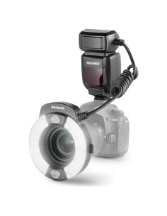 Flash de Anillo NEEWER RF1-C para Canon, 76Ws GN15 TTL Macro