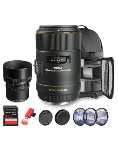 Lente Macro Sigma 105mm f/2.8 EX DG OS HSM para Canon EF