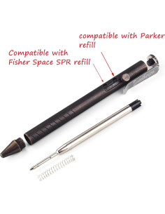 Bolígrafo SMOOTHERPRO FSR010 Retro Negro 0.5mm Perno 2