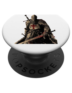 PopSockets Adhesivo PopGrip Caballero Templario Negro