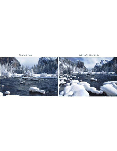 Lente Gran Angular 0.45x para Olympus Tough TG-4 + Adaptador