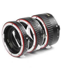 Tubo de Extensión Macro Automático Dingfeng para Canon EOS - 3 Piezas