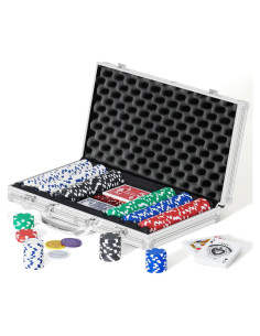 Set de Póker Boyzhood 300 Piezas con Estuche de Aluminio