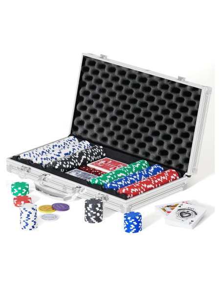 Set de Póker Boyzhood 300 Piezas con Estuche de Aluminio