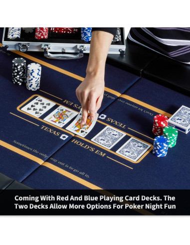 Set de Póker Boyzhood 300 Piezas con Estuche de Aluminio