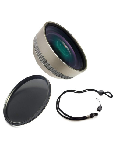 Lente Gran Angular 0.45x + Filtro Polarizador 67mm para Olympus Tough TG-3